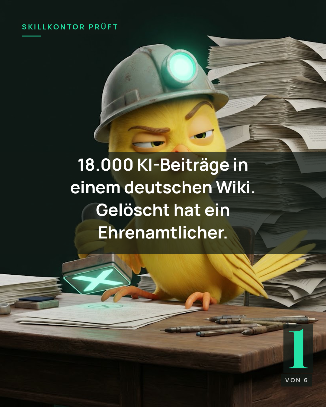 Piet, das Skillkontor-Maskottchen