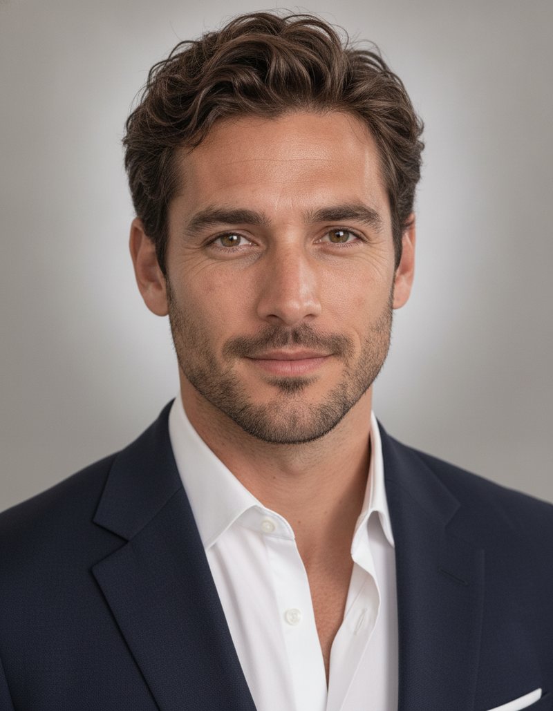 KI-Bild: Business-Porträt aus dem Alltagsfoto